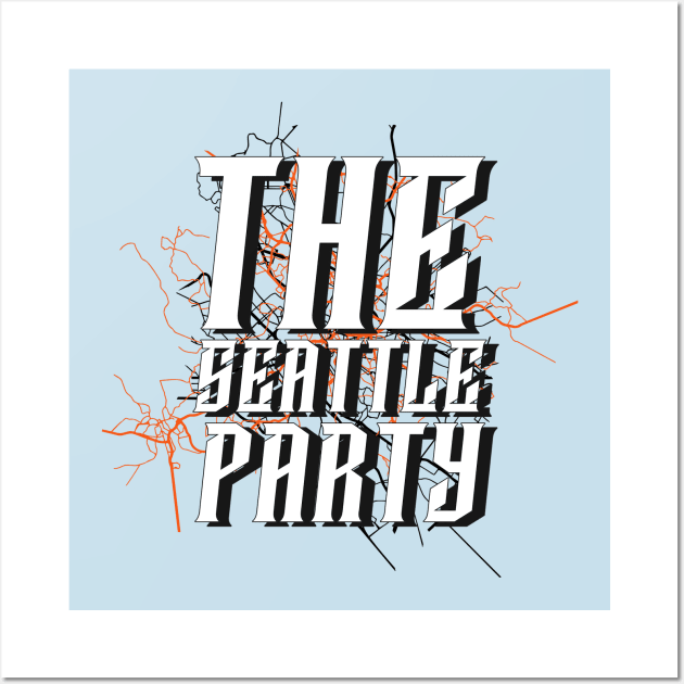 The Seattle Party Wall Art by Doris4all